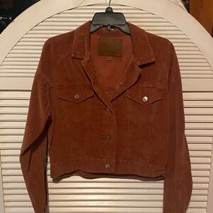 American Eagle Outfitters Rust Corduroy Jacket